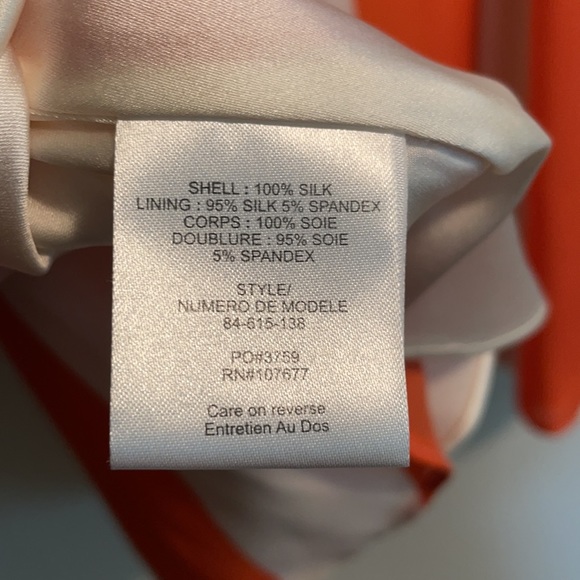 Alice and Olivia Orange and White Mini dress - Picture 5 of 7